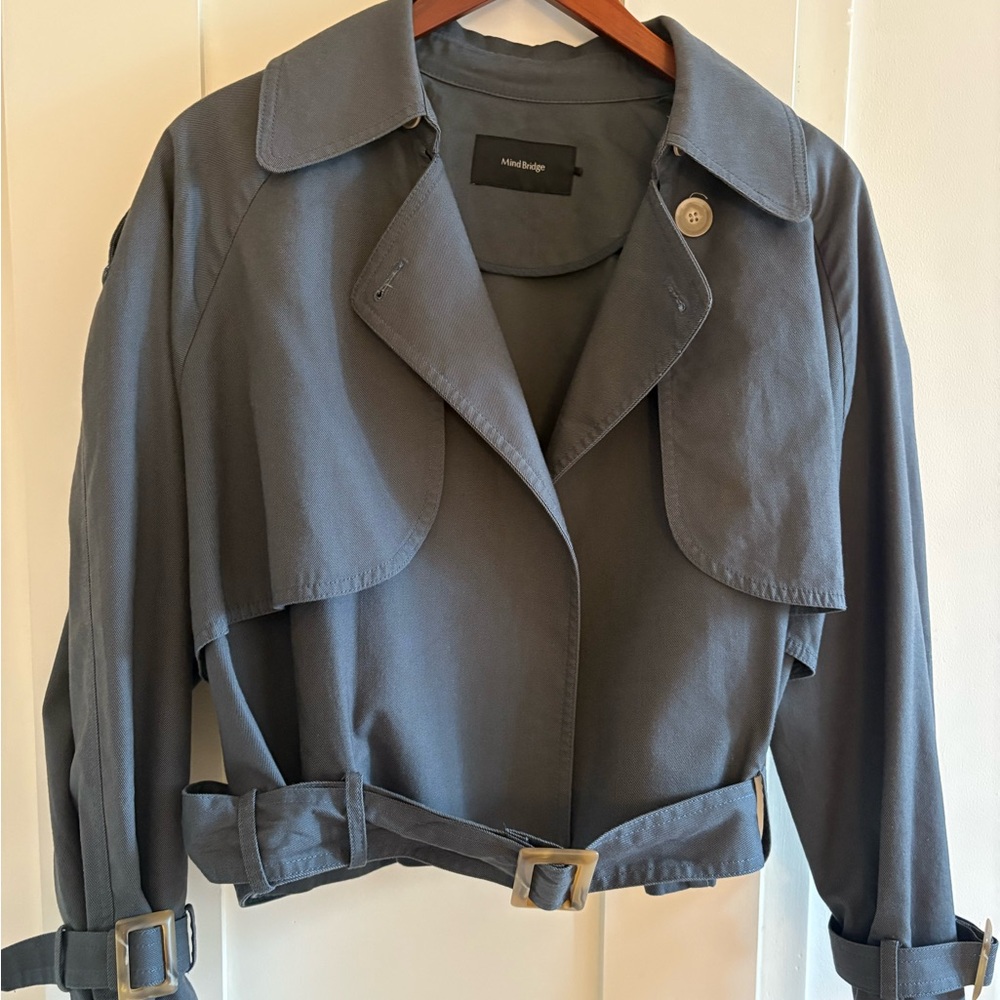 Cropped Trench Coat